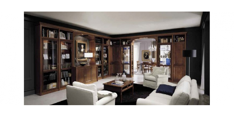 Мебель для гостиной и классические итальянские стенки Athene фабрики Serenissima