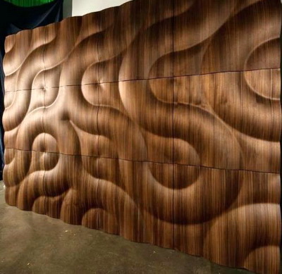 Деревянные стеновые панели 3D